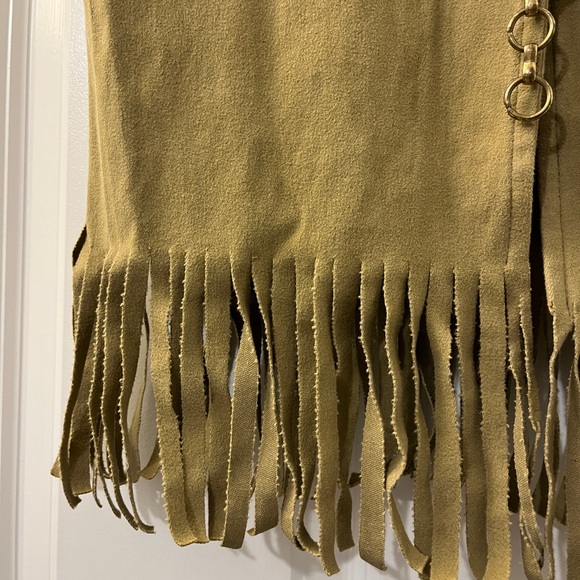 Vintage Northland Fringe Vest Womens Small with belt made in Canada - Picture 4 of 8